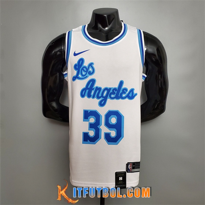 Camisetas Los Angeles Lakers (Howard #39) Blanco Retro Night