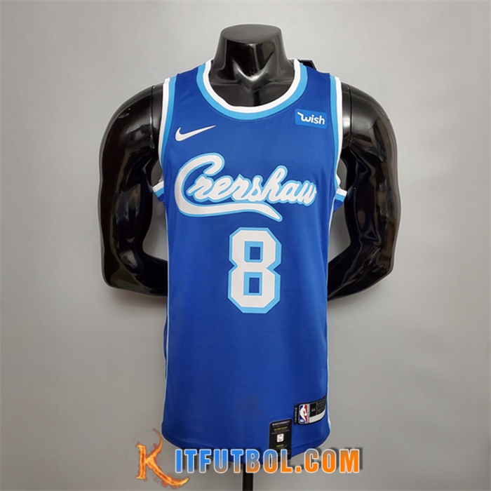 Camisetas Los Angeles Lakers (Bryant #8) Azul