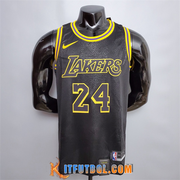 Camisetas Los Angeles Lakers (Bryant #24) Negro