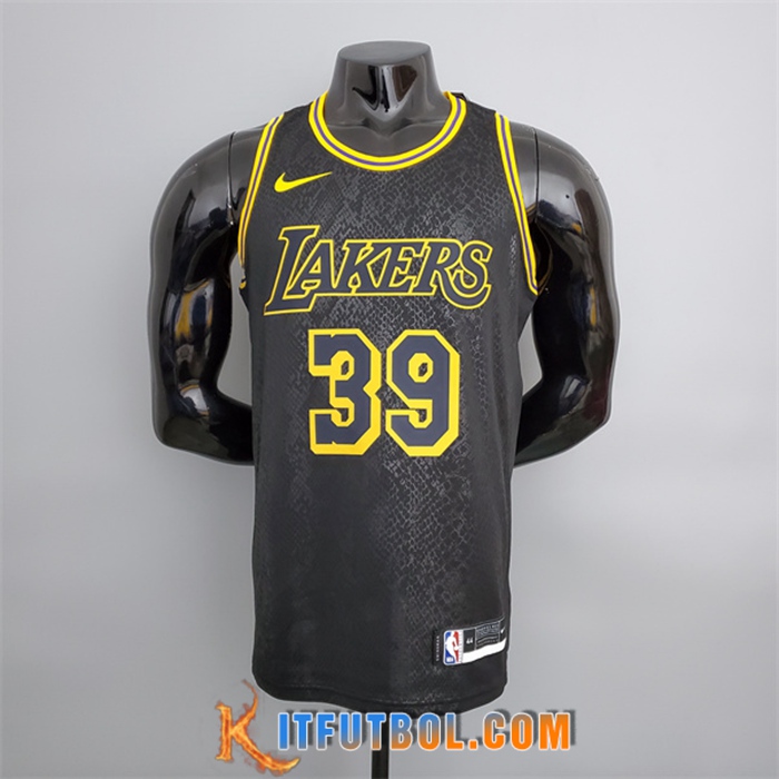 Camisetas Los Angeles Lakers (Howard #39) Snake Print Negro