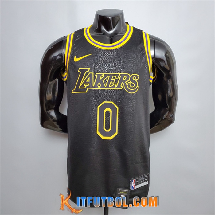 Camisetas Los Angeles Lakers (Young #0) Negro