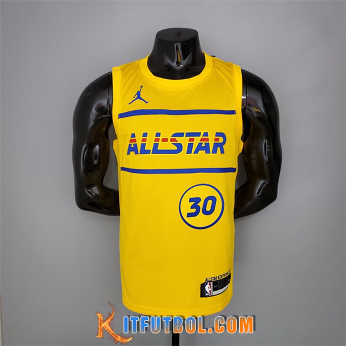 Camisetas All-Star (Curry #30) 2021 Amarillo