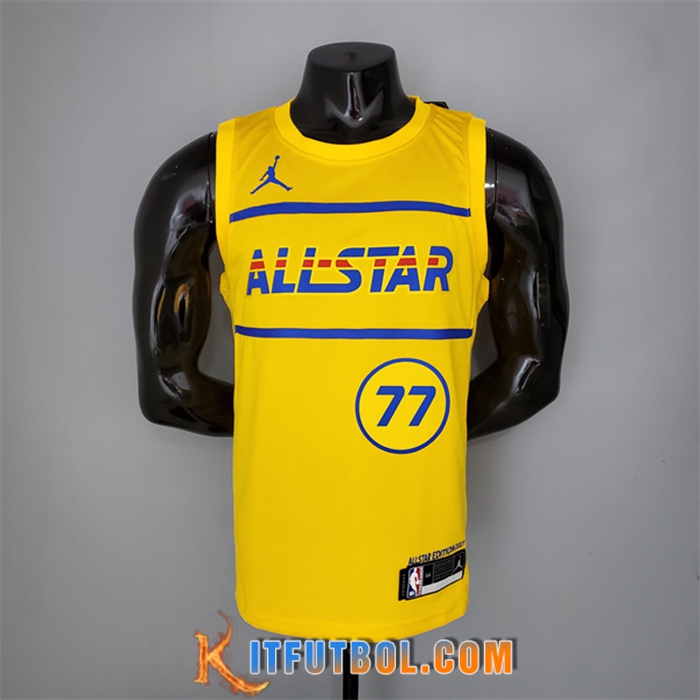Camisetas All-Star (Doncic #77) 2021 Amarillo