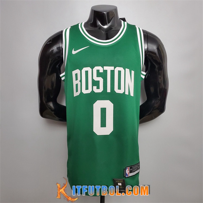 Camisetas Boston Celtics (Tatum #0) Verde