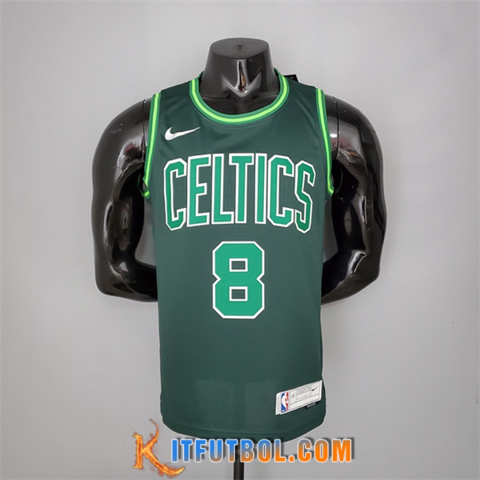Camisetas Boston Celtics (Walker #8) 2021 Verde Bonus Edition Dark