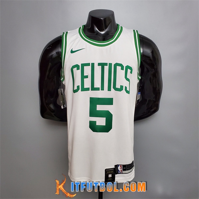 Camisetas Boston Celtics (Garnett #5) Blanco