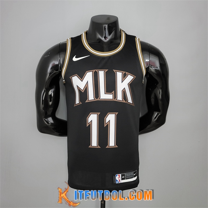 Nueva Camisetas Atlanta Hawks (Young #11) Negro City Edition