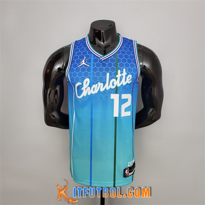 Camisetas Charlotte Hornets (Oubre jr.#12) 2022 Azul City Edition