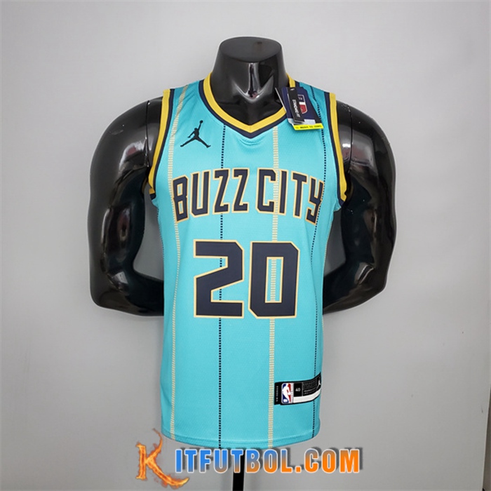 Nueva Camisetas Charlotte Hornets (Hayward #20) Verde