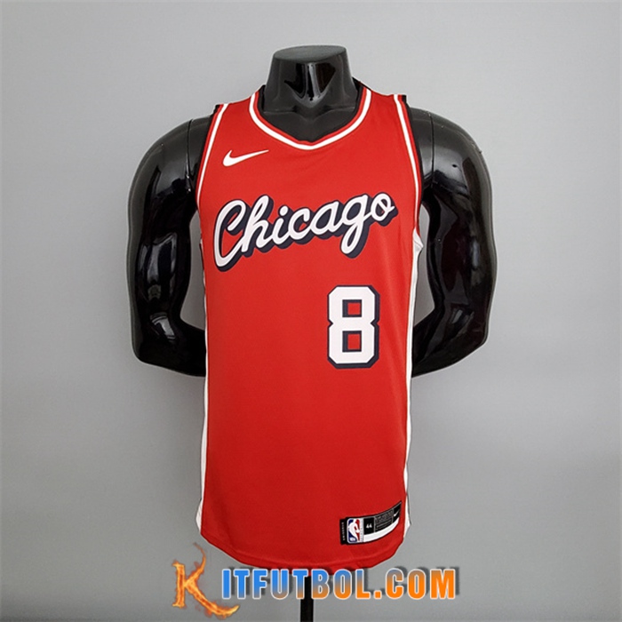 Camisetas Chicago Bulls (LaVine #8) 2022 Rojo City Edition