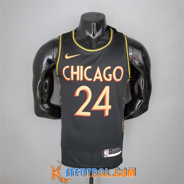 Camisetas Chicago Bulls (Markkanen #24) Negro Team City Edition
