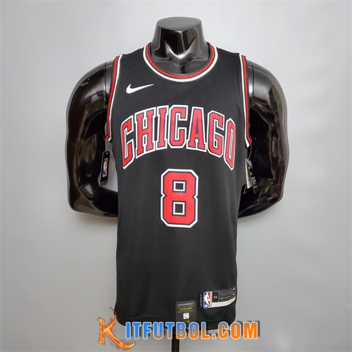 Camisetas Chicago Bulls (Lavine #8) Negro