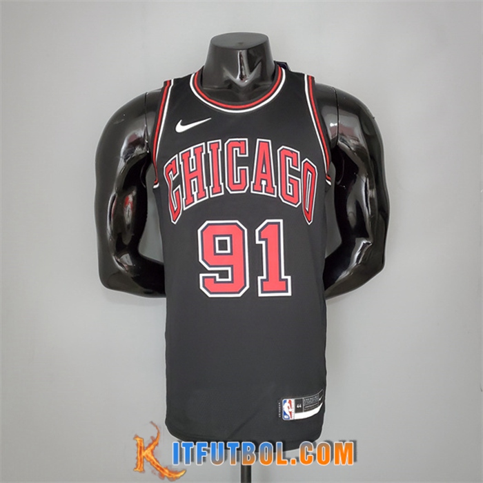 Camisetas Chicago Bulls (Rooman #91) Negro