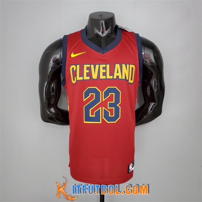 Camisetas Cleveland Cavaliers (James #23) 2017 Vino tinto