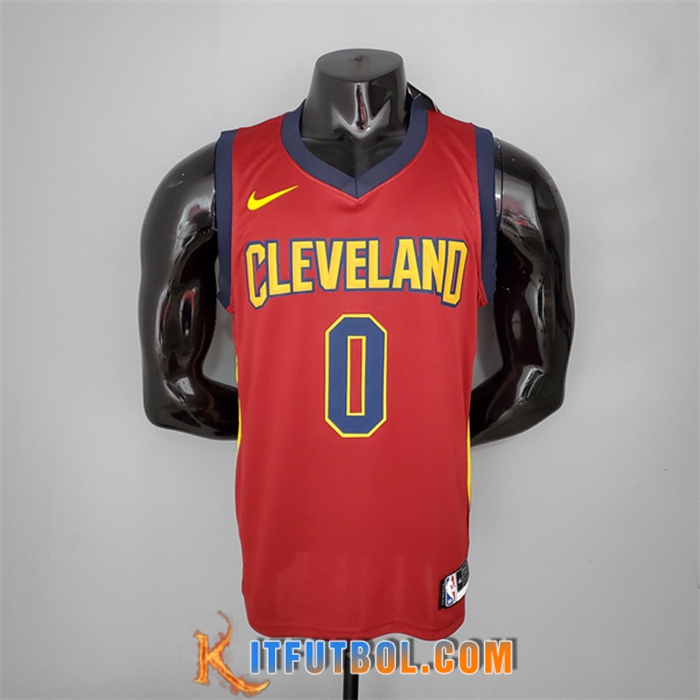 Camisetas Cleveland Cavaliers (Love #0) 2017 Vino tinto