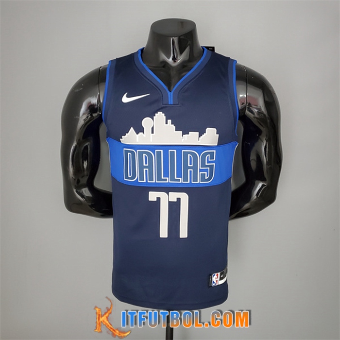 Camisetas Dallas Mavericks (Doncic #77) Iceberg Edition