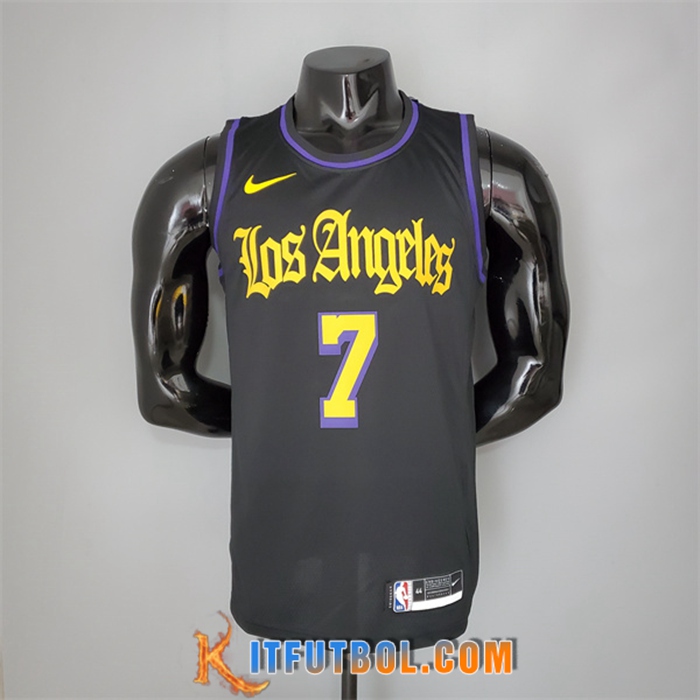 Camisetas Los Angeles Lakers (Anthony #7) 2021 Negro