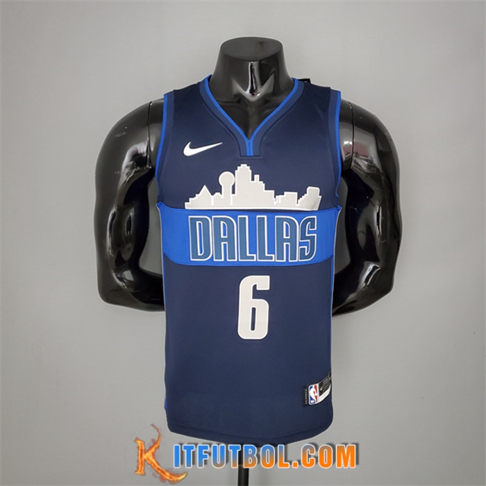 Camisetas Dallas Mavericks (Porzingis #6) Iceberg Edition