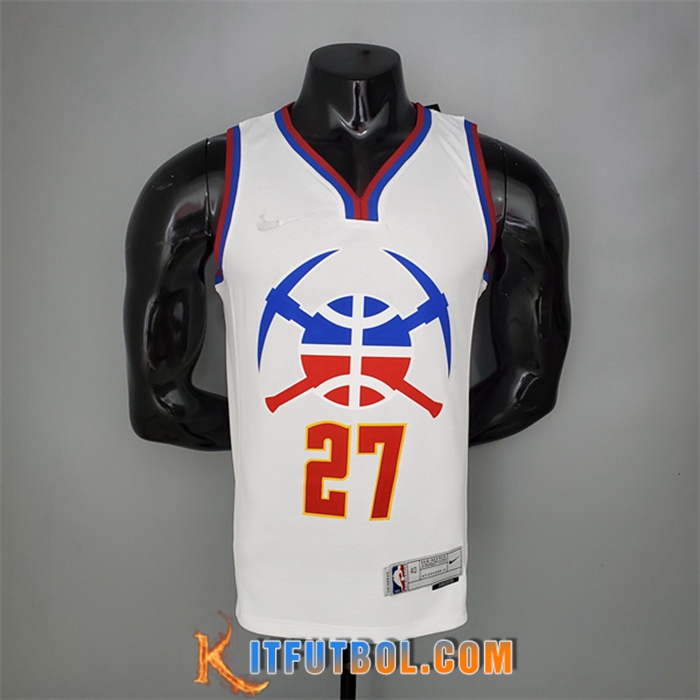 Camisetas Denver Nuggets (Murray #27) 2021 Blanco Bonus Edition