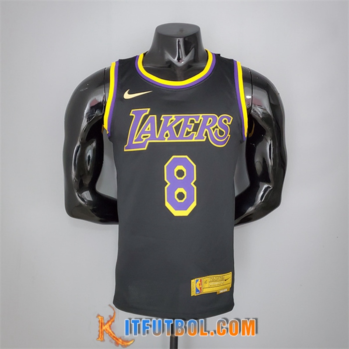 Camisetas Los Angeles Lakers (Bryant #8) 2021 Negro Bonus Edition