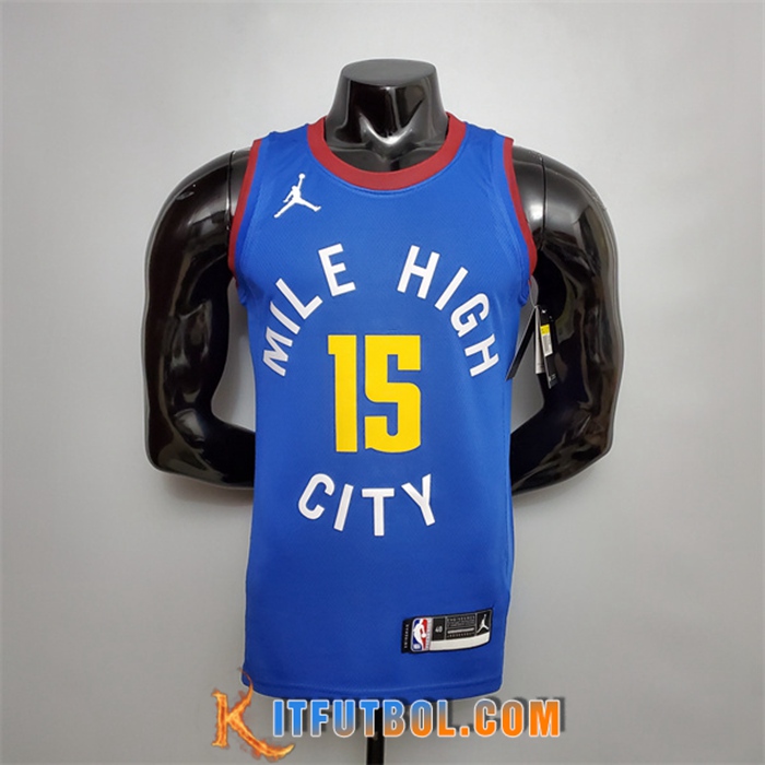 Nueva Camisetas Denver Nuggets (Jokic #15) Azul Theme Limited City Edition