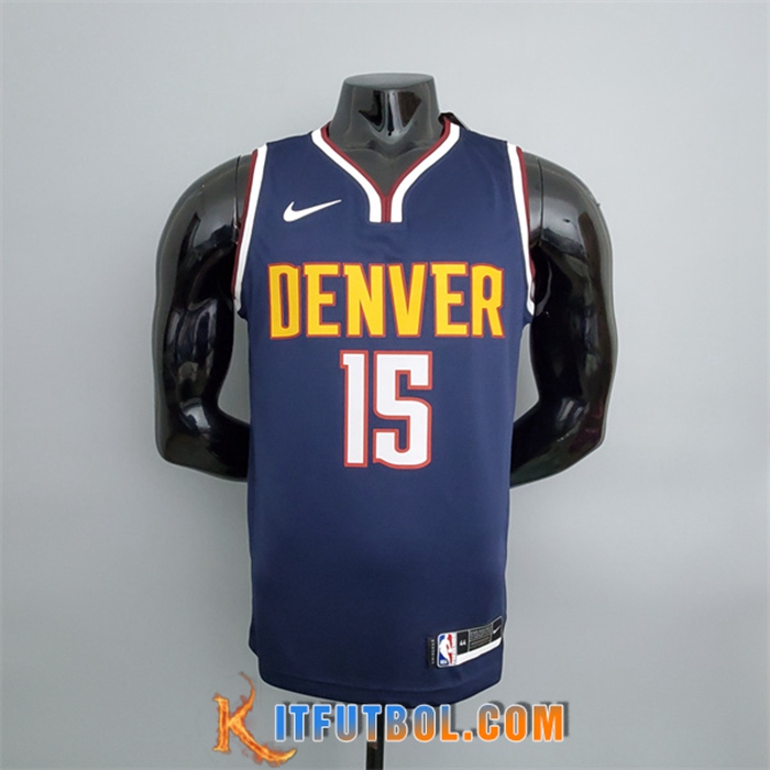 Camisetas Denver Nuggets (Jokic #15) Azul marino