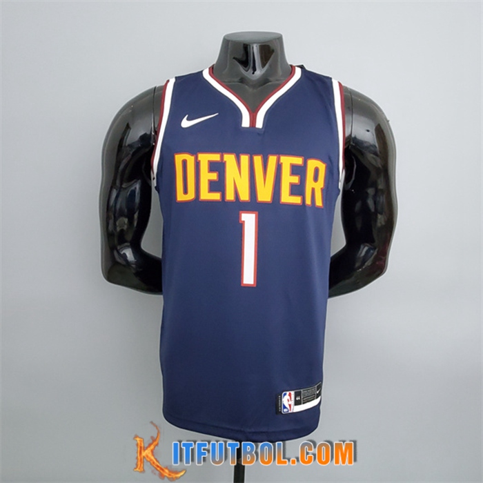 Camisetas Denver Nuggets (Porter jr.#1) Azul marino
