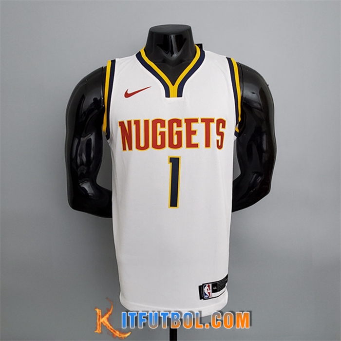 Camisetas Denver Nuggets (Porter jr.#1) Blanco Limited
