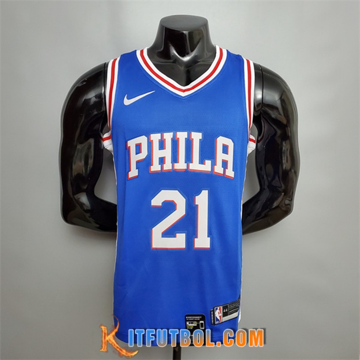 Camisetas Detroit Pistons (Embiid #21) Azul