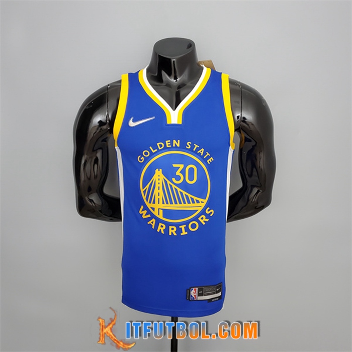 Camisetas Golden State Warriors (Gurry #30) Azul 75th Anniversary
