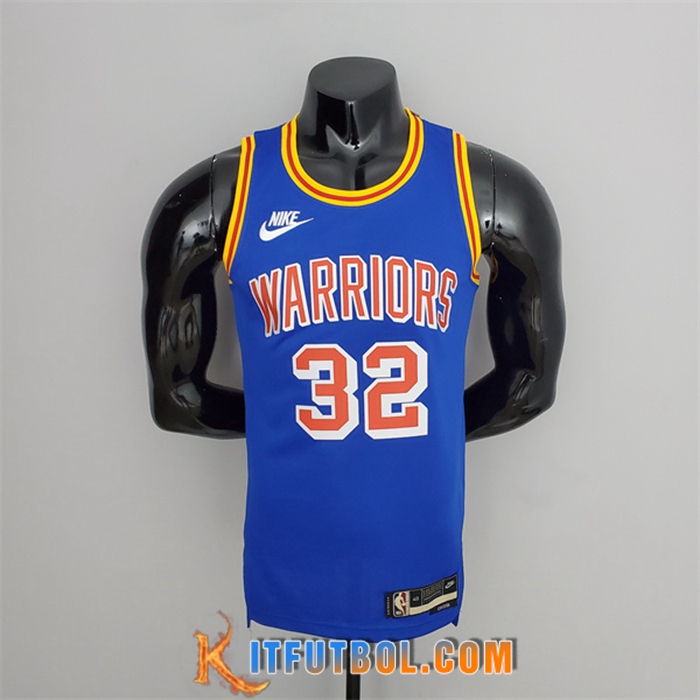 Camisetas Golden State Warriors (Porter jr.#32) Azul Retro 75th Anniversary
