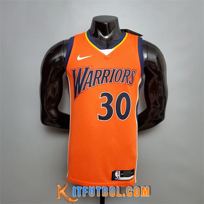 Nueva Camisetas Golden State Warriors (Curry #30) Naranja