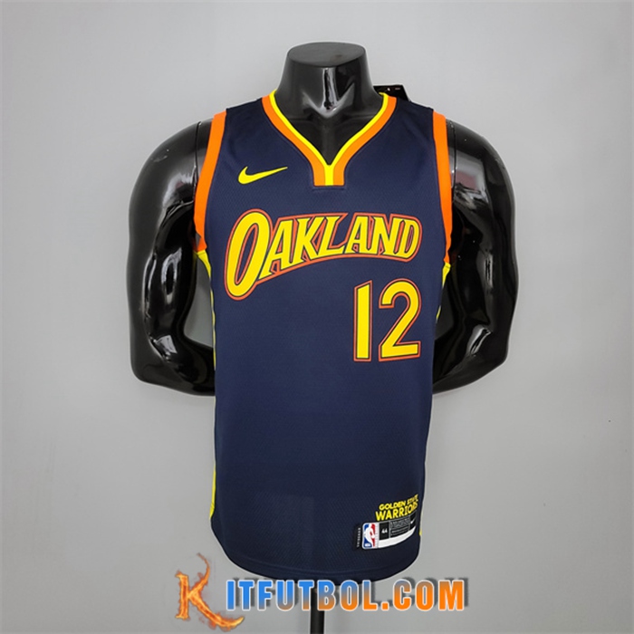 Nueva Camisetas Golden State Warriors (Oubre Jr.#12) Negro