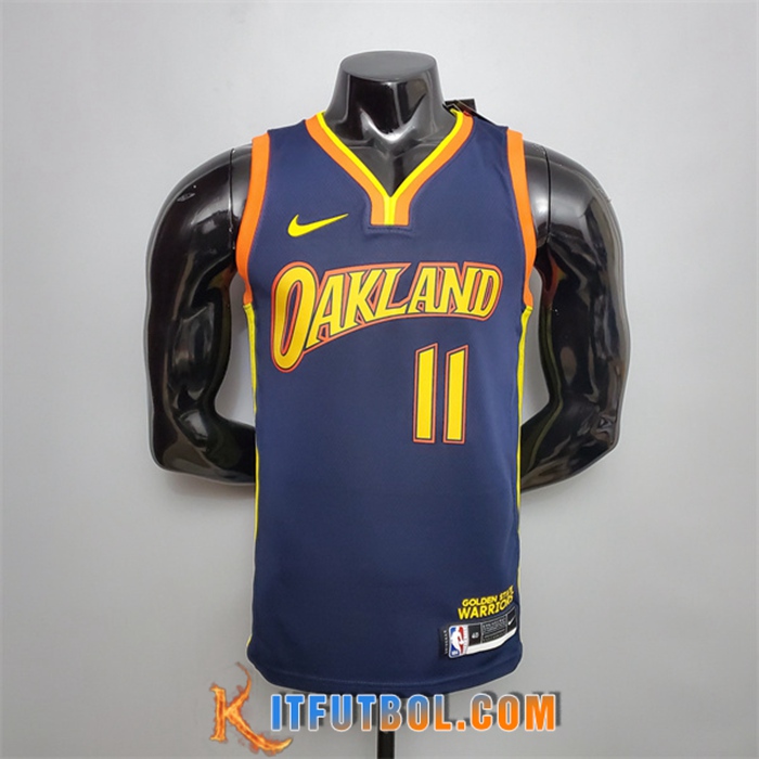 Nueva Camisetas Golden State Warriors (Thompson #11) Azul Royal City Edition