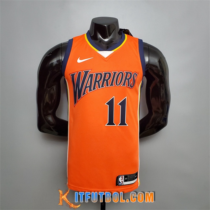 Nueva Camisetas Golden State Warriors (Thompson #11) Naranja