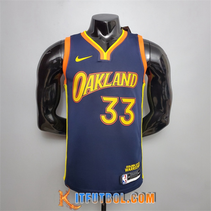 Nueva Camisetas Golden State Warriors (Wiseman #33) Azul Royal City Edition