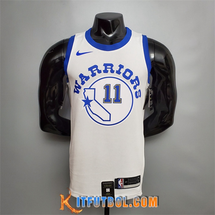 Camisetas Golden State Warriors (Thompson #11) Blanco Retro Version