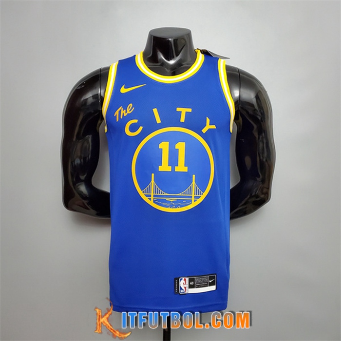 Camisetas Golden State Warriors (Thompson #11) Azul Tram Version