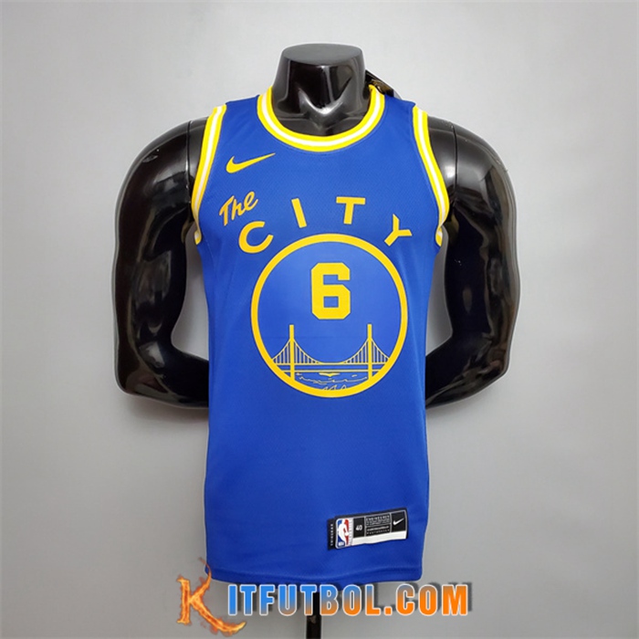 Camisetas Golden State Warriors (Young #6) Azul Tram Version