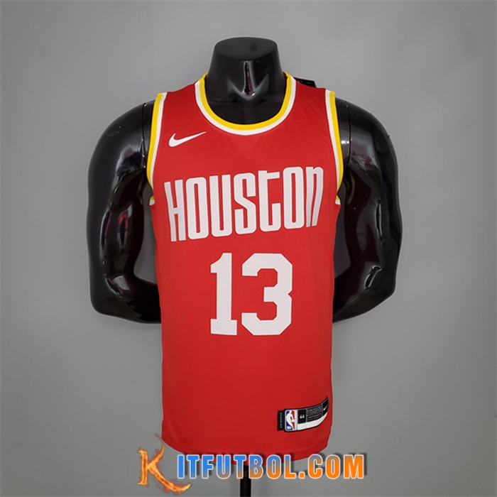 Camisetas Houston Rockets (Harden #13) Retro Rojo