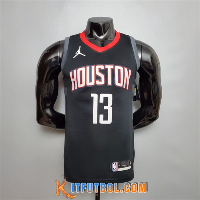Camisetas Houston Rockets (Harden #13) Negro Jordan Theme Limited City Edition