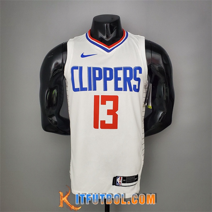 Camisetas Los Angeles Clippers (George #13) Blanco Limited Edition