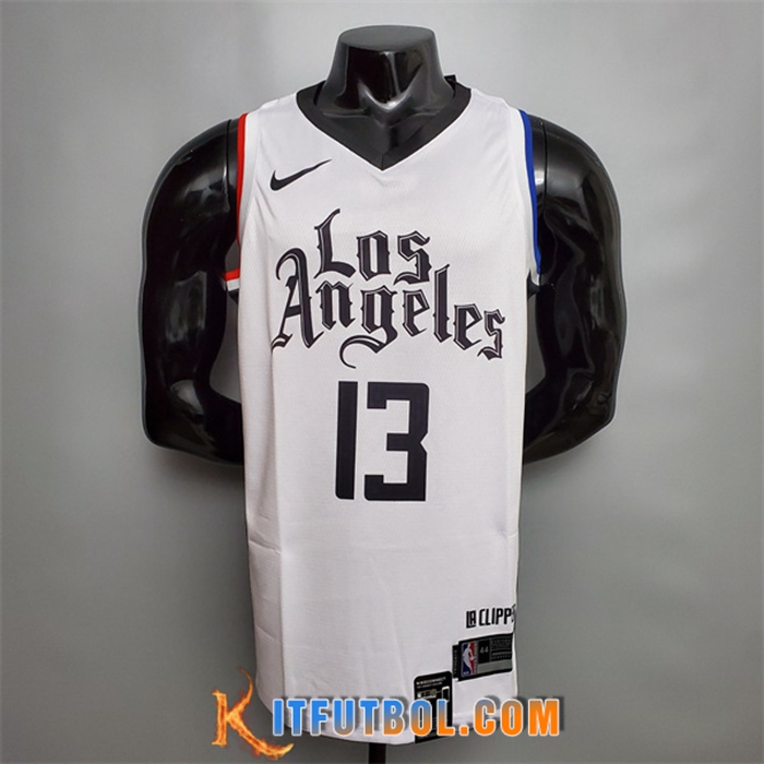 Camisetas Los Angeles Clippers (George #13) Blanco