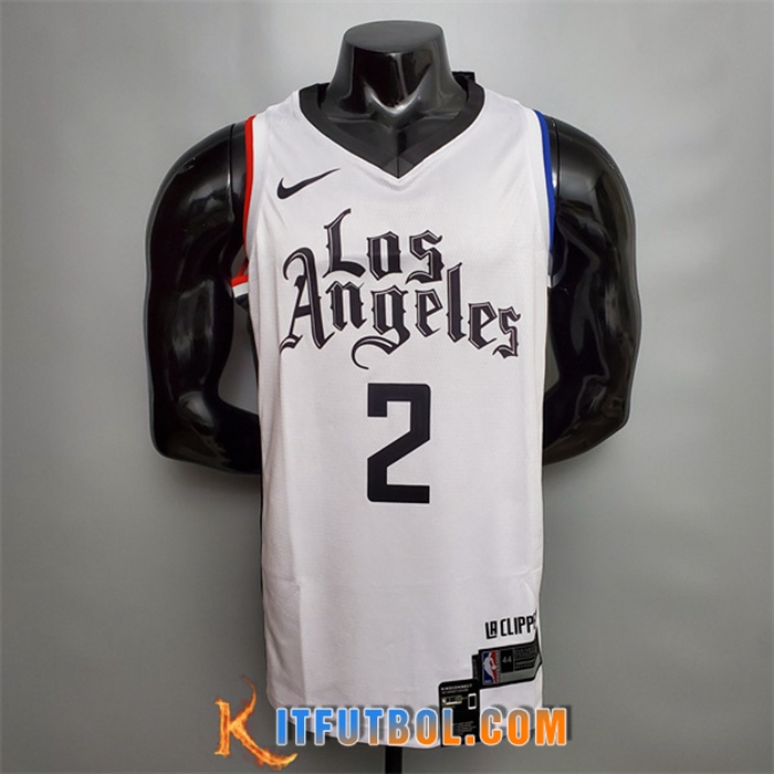 Camisetas Los Angeles Clippers (Leonard #2) Blanco
