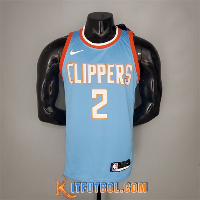 Camisetas Los Angeles Clippers (Leonard #2) Azul