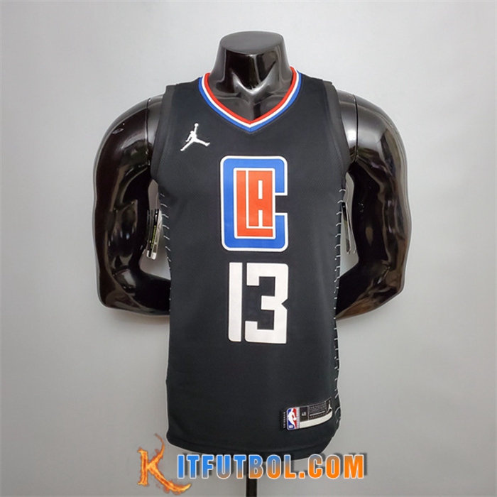 Nueva Camisetas Los Angeles Clippers (George #13) Negro Theme Limited City Edition