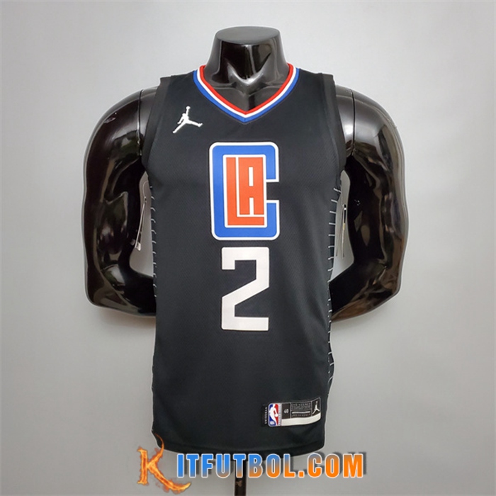 Nueva Camisetas Los Angeles Clippers (Leonard #2) Negro Theme Limited City Edition
