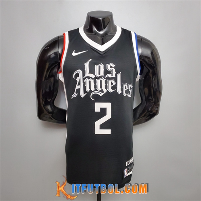 Nueva Camisetas Los Angeles Clippers (Leonard #2) Negro