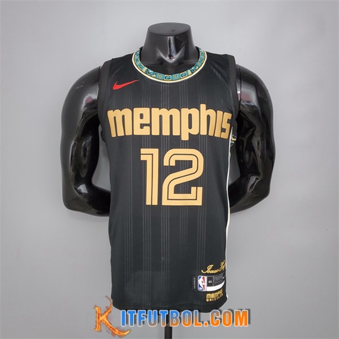 Camisetas Memphis Grizzlies (Orantt #12) Negro City Edition