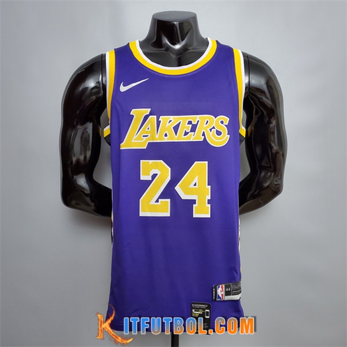 Camisetas Los Angeles Lakers (Bryant #24) Púrpura